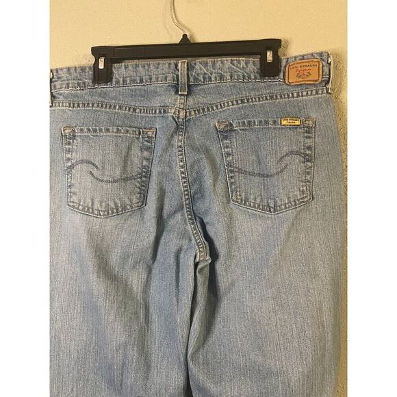 Levi Strauss Signature Midrise Bootcut Misses 16 Long Jeans Retro 90s 80s Y2K - Picture 5 of 10